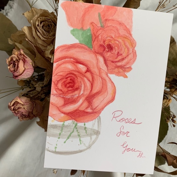 Drawing - Roses for you ❤️ - Picture 2 of 5